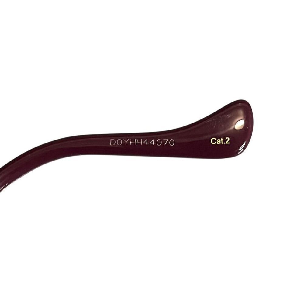 Authentic GUCCI GG1022S Women's Square Brown Plum Sunglasses Luxury Summer - Picture 10 of 13